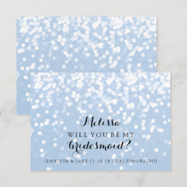 Kommer du att bli mitt Bridesmaid-kort? Inbjudningar