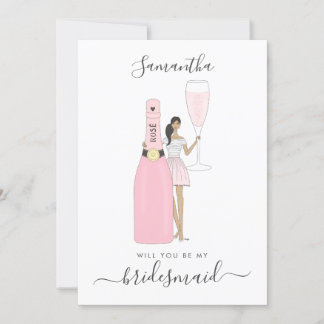 Kommer du att bli mitt Bridesmaid-kort? Inbjudningar