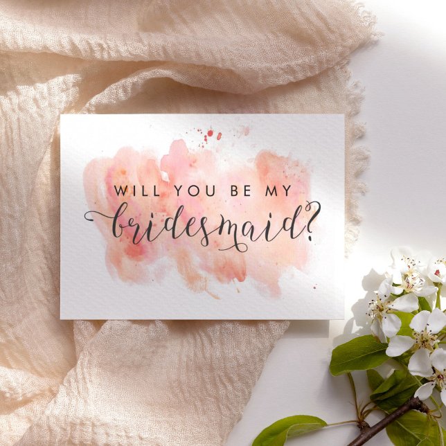 Kommer du att bli mitt Bridesmaid-kort? Inbjudningar (Will You Be My Bridesmaid Card
)