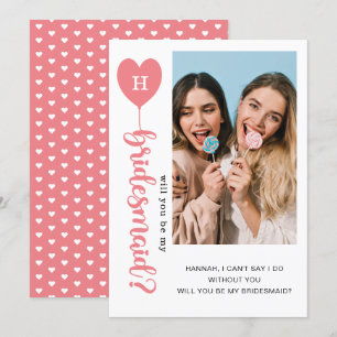 Kommer du att bli mitt Bridesmaid Photo Frieri?