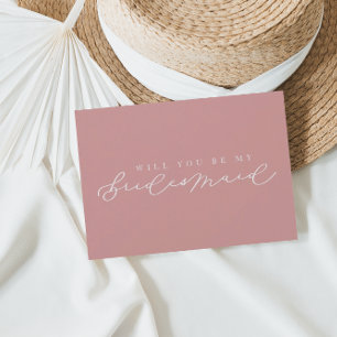 Kommer du att bli mitt Frieri kort för Bridesmaid 