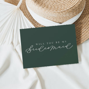 Kommer du att bli mitt Frieri kort för Bridesmaid 