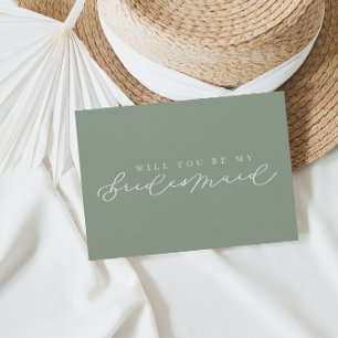 Kommer du att bli mitt Frieri kort för Bridesmaid 
