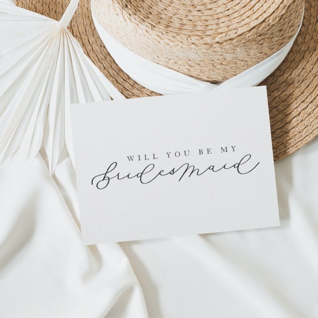 Kommer du att bli mitt Frieri kort för Bridesmaid  (Skapare uppladdad)