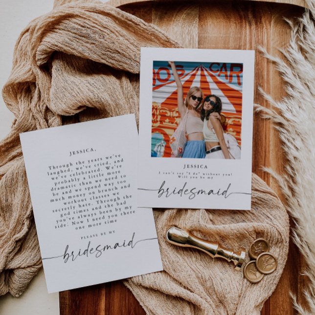 Kommer du att bli mitt Frieri kort för Bridesmaid  (Skapare uppladdad)