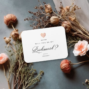 Kommer du att bli mitt Frieri kort för Rosa Heart? Magnet