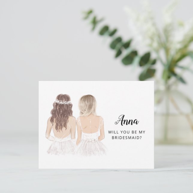 Kommer du att bli mitt Frieri kort? Vykort (Stående Fram)