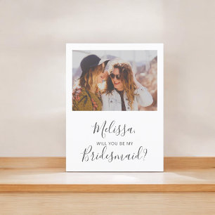Kommer du att bli mitt helfoto? inbjudan vykort