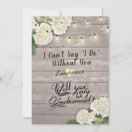 Kommer du att bli mitt lövträ? inbjudningar