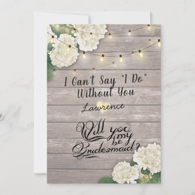 Kommer du att bli mitt lövträ? inbjudningar (Framsida)