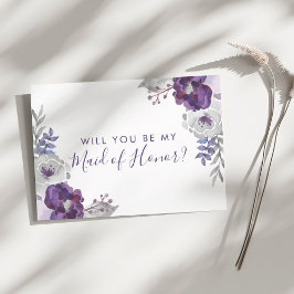 Kommer du att bli mitt Maid of honor-kort? Inbjudningar