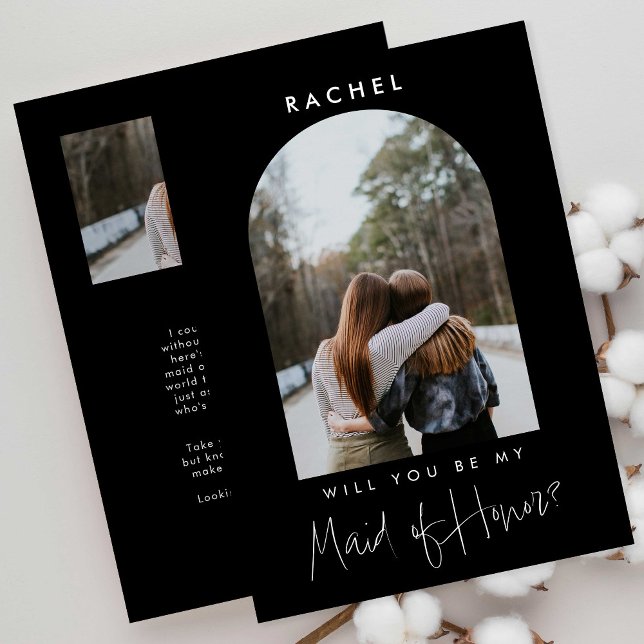 Kommer du att bli mitt Maid of honor-minimalistisk (Skapare uppladdad)