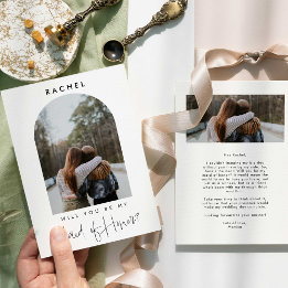 Kommer du att bli mitt Maid of honor-minimalistisk