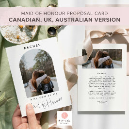 Kommer du att bli mitt Maid of honor-minimalistisk