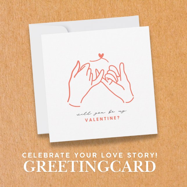 Kommer du att bli mitt Valentine Pinkie Promiscard Inbjudningar (Heartfelt Connection: Pinkie Promise Valentine Card!
I Seal Your Sweetest Vows! I Birthday Depot)