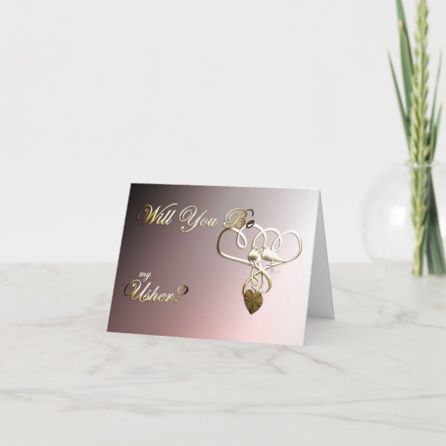 Kommer du att bli vår begäran om vaktkort? tack kort (Framsida)