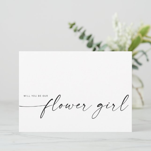 Kommer du att bli vår ungflicka? | Modern minimali (Stående Fram)