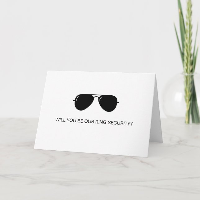 Kommer du att bli vårt säkerhetskort ring - Ring B Kort (Framsida)