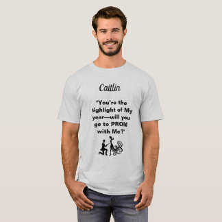 Kommer du att gå till PROM med mig? T-Shirt