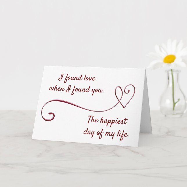 **KOMMER "DU" ATT MARRY "ME" (I KÄRLEK DU) KORT (Liten växt)