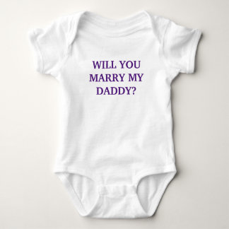 KOMMER DU ATT MARRY MIN DADDY? - Baby Onsie Tee