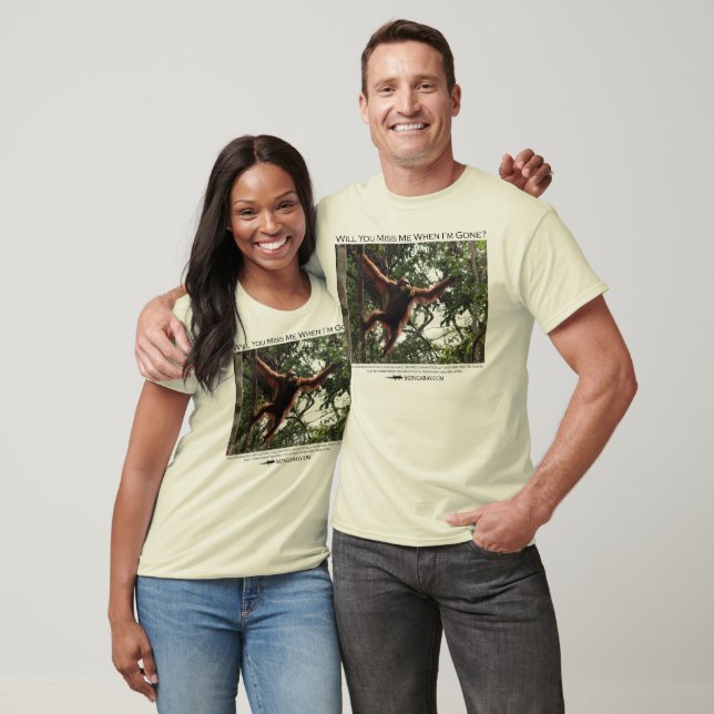 Kommer du att sakna mig? Orangutans 2 Tröja (Unisex)