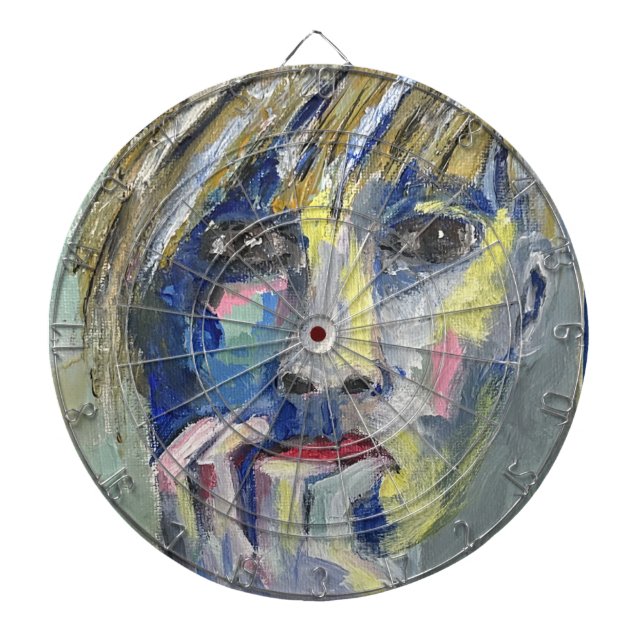 "Kommer du att slå mig?" Piltavla (Framsidan)