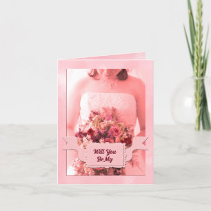 Kommer du att vara i min Rosa Möhippa? Inbjudan