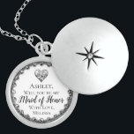 Kommer du att vara Maid of honor Berlockhalsband<br><div class="desc">Du planerar den speciellare dagen i ditt liv,  och silver-designen med ett hjärta kommer också att få Maid of honor att känna extra speciellt!!!! Gör ett unikt och roligt sätt att be dina vänner fira med dig.</div>