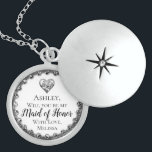Kommer du att vara Maid of honor Berlockhalsband<br><div class="desc">Du planerar den speciellare dagen i ditt liv,  och silver-designen med ett hjärta kommer också att få Maid of honor att känna extra speciellt!!!! Gör ett unikt och roligt sätt att be dina vänner fira med dig.</div>