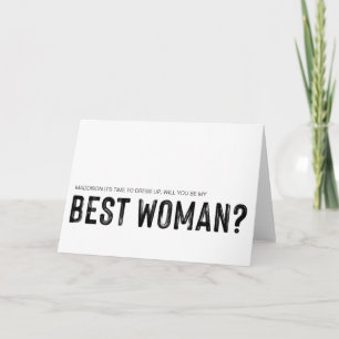 Kommer du att vara min bästa ansökan från Woman Br Kort