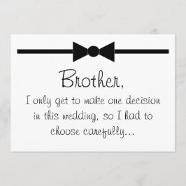 Kommer du att vara min bäste man? inbjudningar