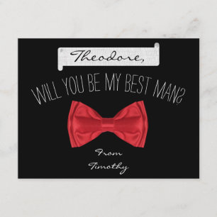 Kommer du att vara min Best Man Talarman Kort