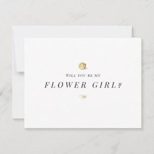 Kommer du att vara min blommigt minimalist? inbjudningar