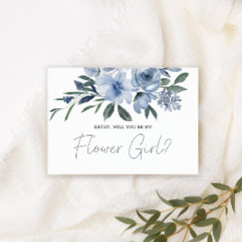 Kommer Du Att Vara Min Blomsterflicka Dusty Blue B