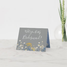 Kommer du att vara min Bridesmaid? Frieri Möhippa  Kort