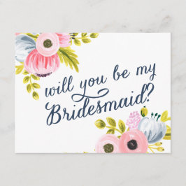 KOMMER DU ATT VARA MIN BRIDESMAID? INBJUDNINGAR