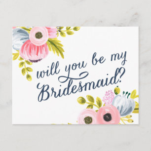 KOMMER DU ATT VARA MIN BRIDESMAID? INBJUDNINGAR
