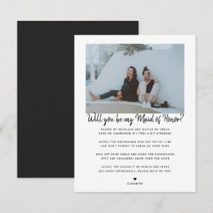 Kommer du att vara min Bridesmaid/Maid of honor Fr Meddelande