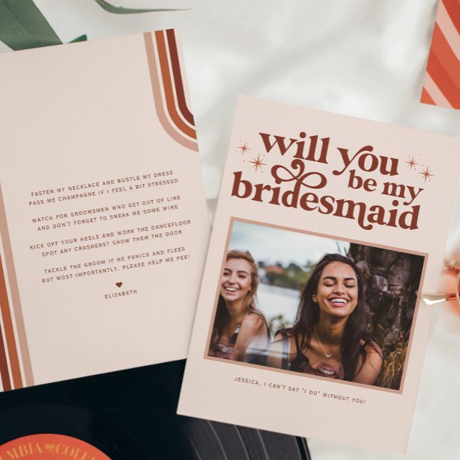 Kommer du att vara min Bridesmaid/Maid of honor Fr Meddelande (Skapare uppladdad)