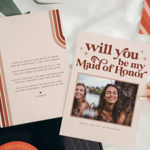 Kommer du att vara min Bridesmaid/Maid of honor Fr Meddelande