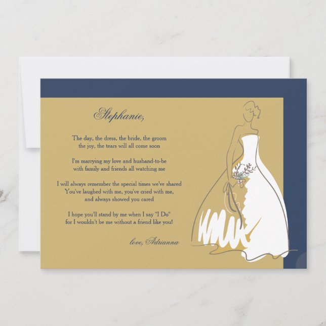 Kommer du att vara min briljant #3 inbjudningar (Framsida)