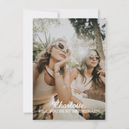 Kommer Du Att Vara Min Brudtärna Brudtärna Förslag Kort