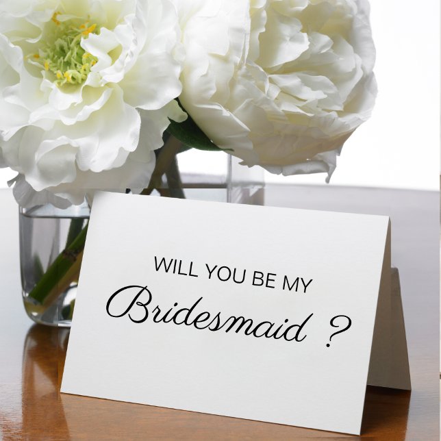 Kommer Du Att Vara Min Brudtjänare Bröllopspresent Kort (Skapare uppladdad)