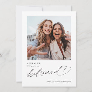 Kommer Du Att Vara Min Brudtjänst Föreslogs Fotoko Inbjudningar