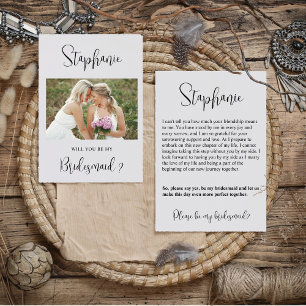 Kommer Du Att Vara Min Brudtjänst Förfrågan Foto K Inbjudningar