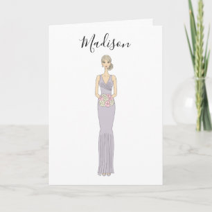 Kommer Du Att Vara Min Brudtjänst Förslag Kort