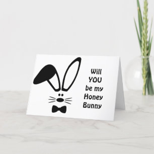 KOMMER "DU" ATT VARA MIN ***HONEY BUNNY*** HELGKORT