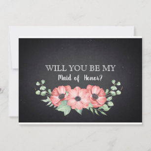 Kommer du att vara min inbjudan till Maid of honor