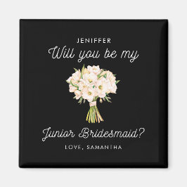 Kommer du att vara min Junior Bridesmaid Frieri? Magnet